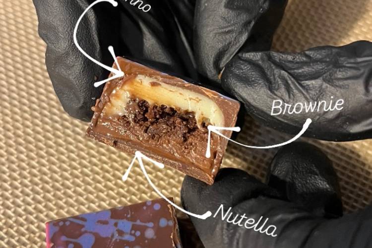 Bombom de brownie