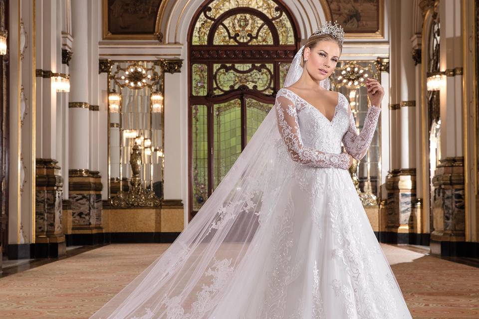 Vestido de noiva princesa com brilho: 20 modelos dos sonhos