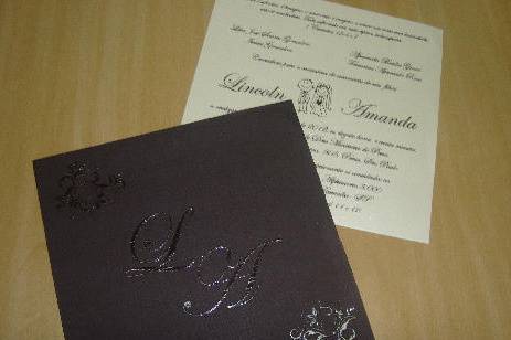 Convites de casamento