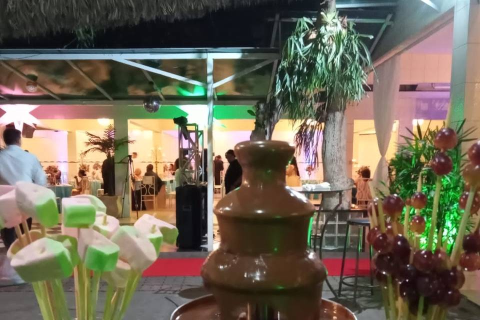 Cascata de chocolate