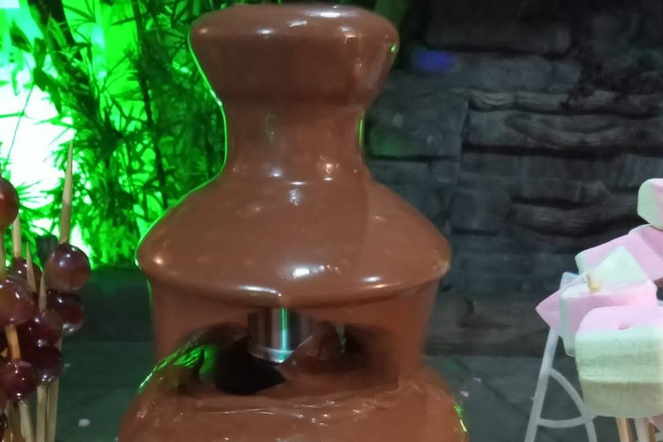 Cascata de chocolate