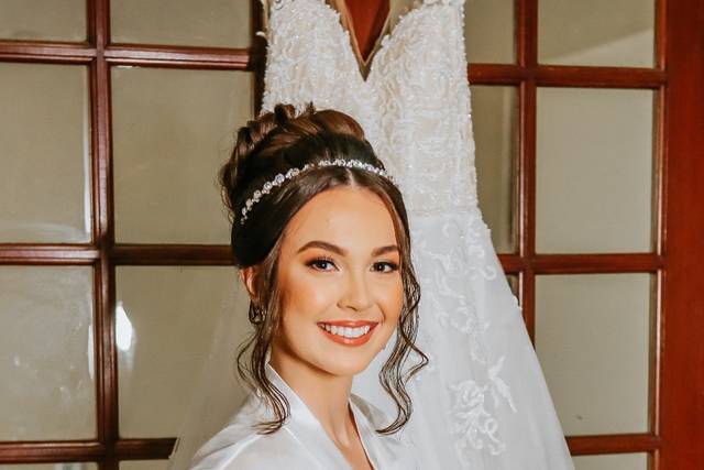 Noiva Larissa lindíssima
