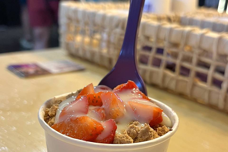 Açaí para os convidados