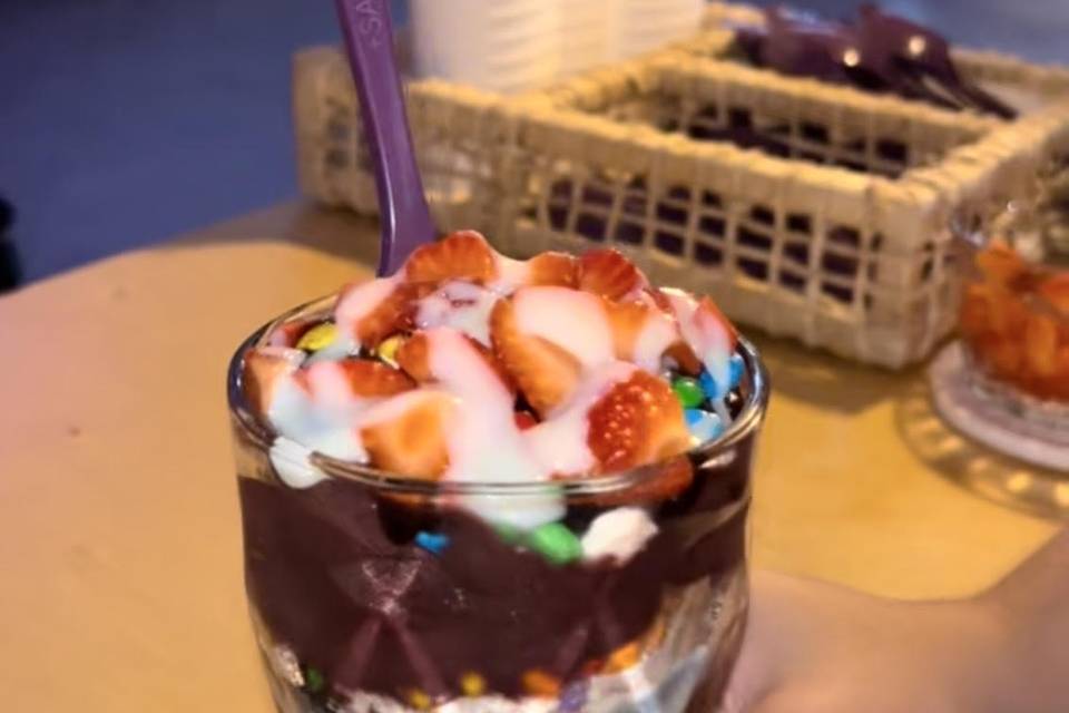 Taça para aniversariante