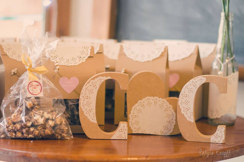 Decoração Bodas de Papel