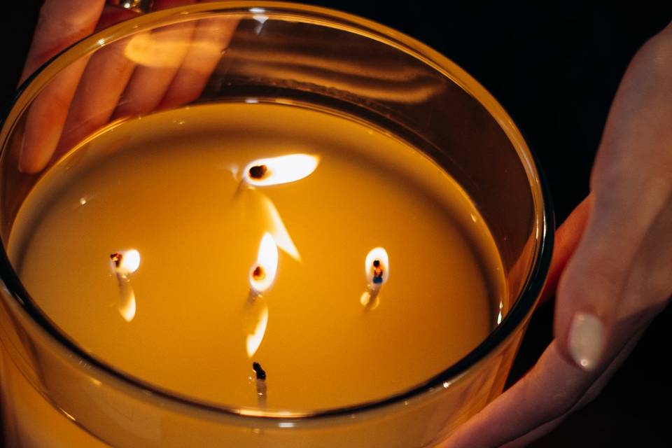 Velas aromáticas gigantes