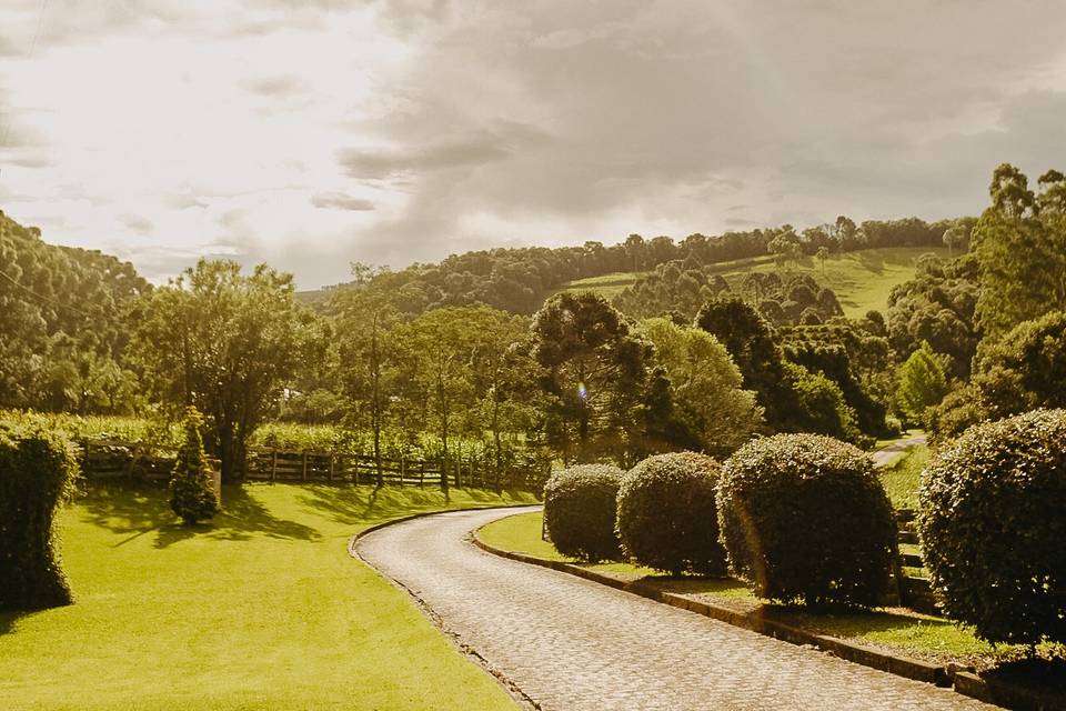 Cerimônia no campo