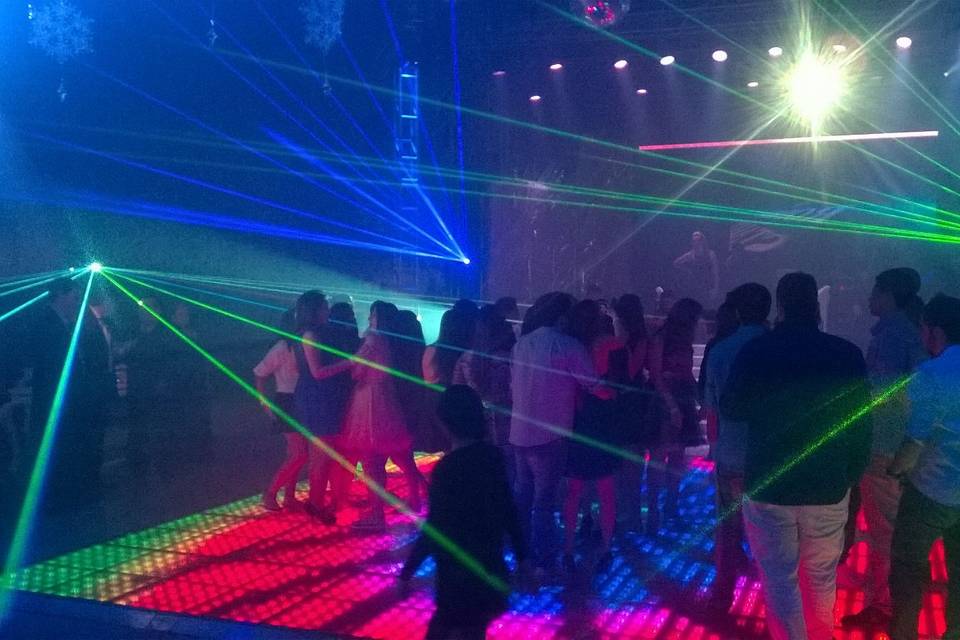 Lazer show e Pista Led