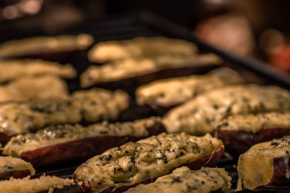 Batata Doce com Gorgonzola