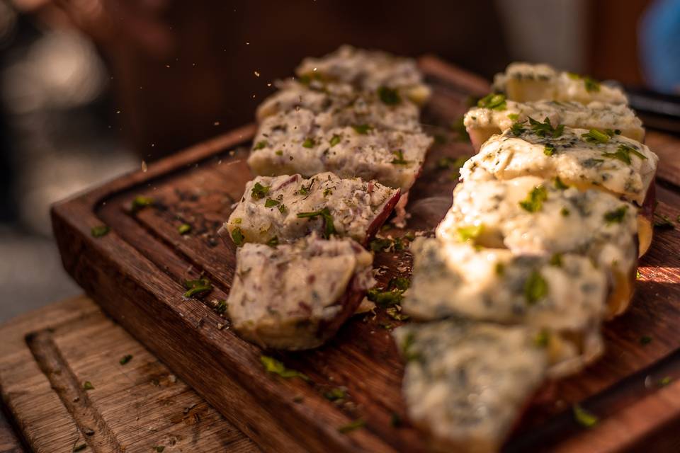 Batata Doce com Gorgonzola