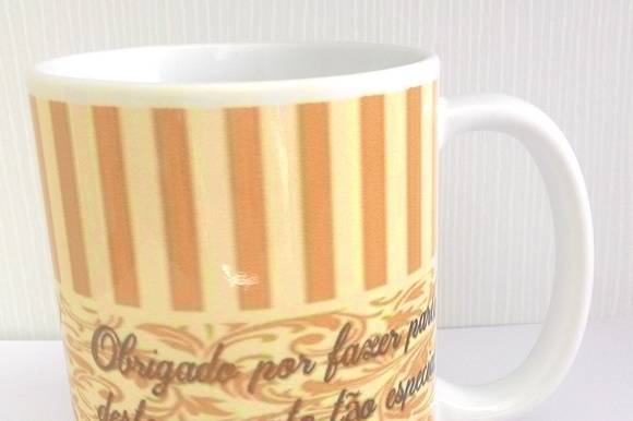 Caneca Porcelana Branca 325ml