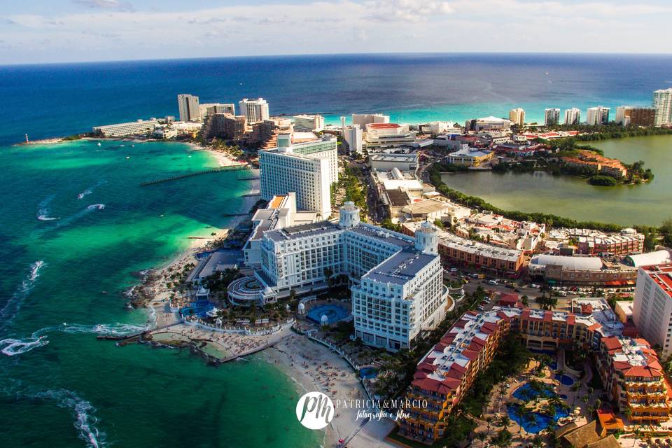 Cancún - foto aérea