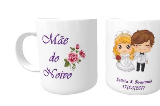 Caneca Mãe do Noivo(a)