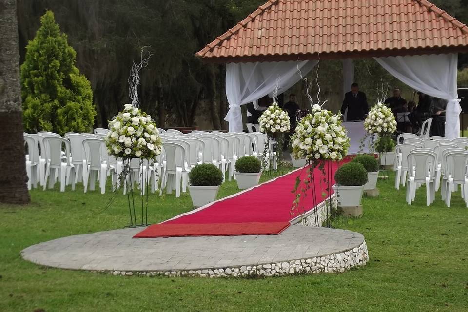 Casamento ao ar livre