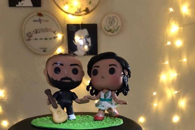 Topo de bolo funko pop