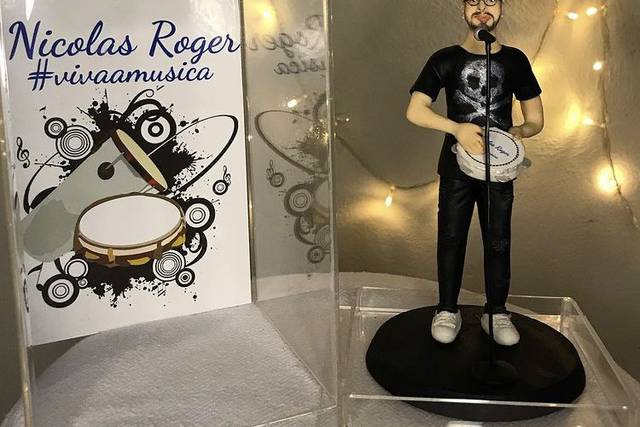 Topo de bolo realista