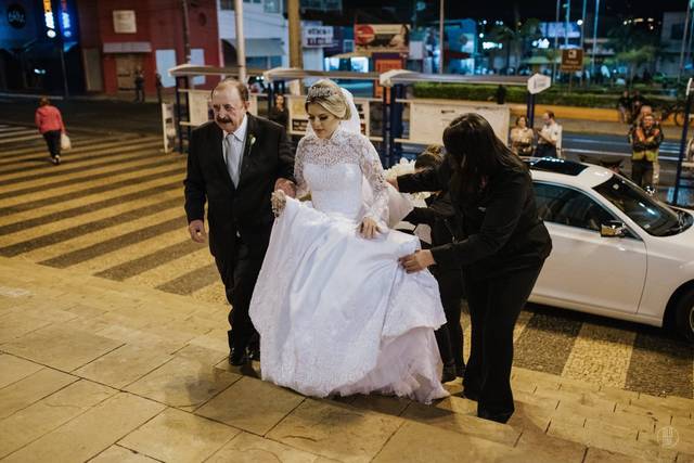 Momentos antes da entrada!