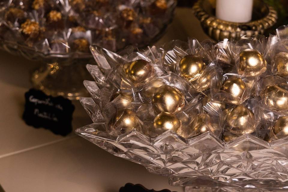 Brigadeiro dourado