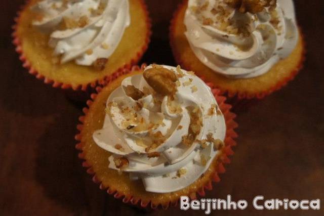 Cupcake de nozes