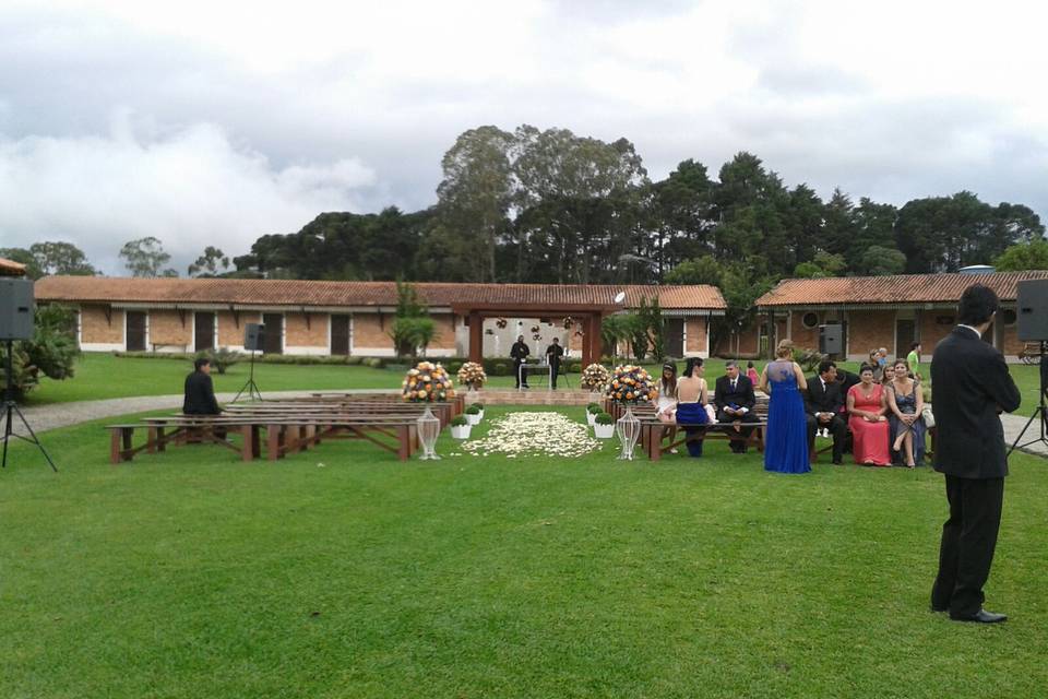 Casamento realizado no Haras F