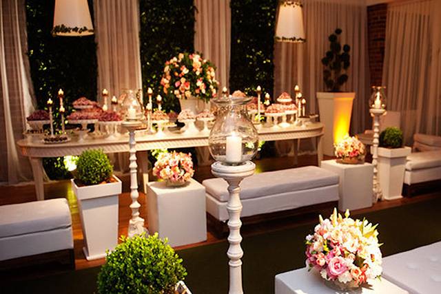 Decoração com flores