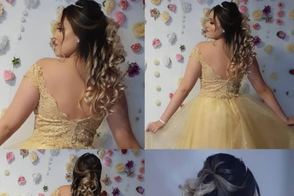 Detalhes desse penteado