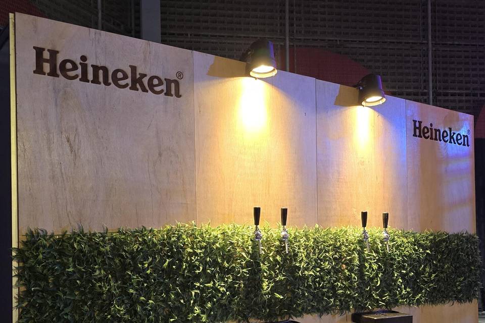 Paredão Heineken 2 torneiras
