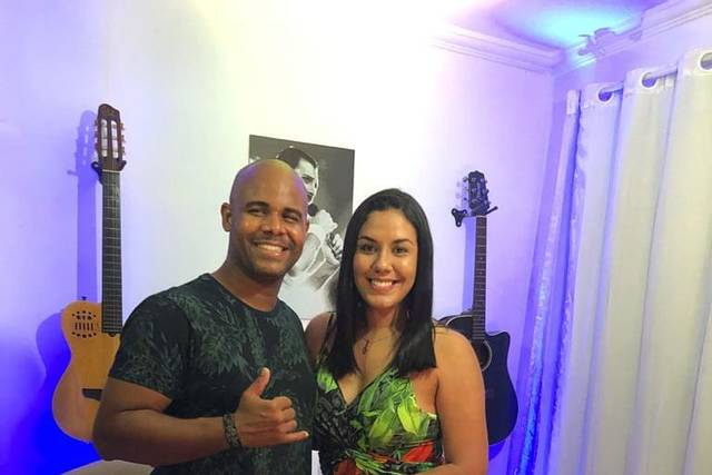 Claudio Lessa e Catiane Lima