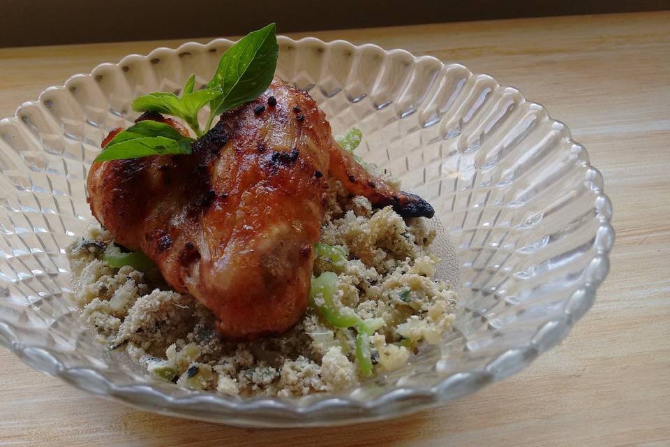 Asinha de frango assada
