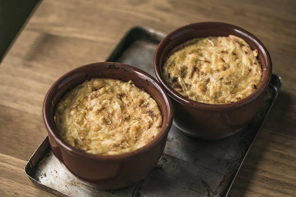 Escondidinho de carne seca