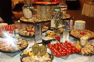 Buffet completo para a festa