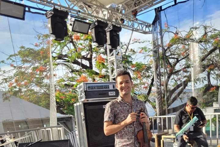 Violino eventos são roque