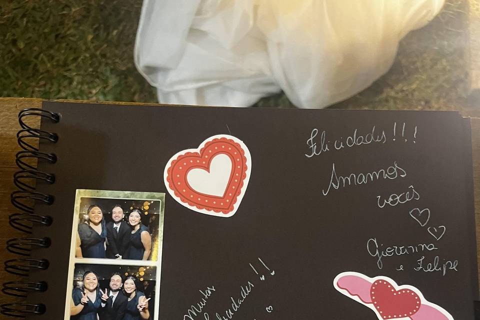 Caderno de fotos