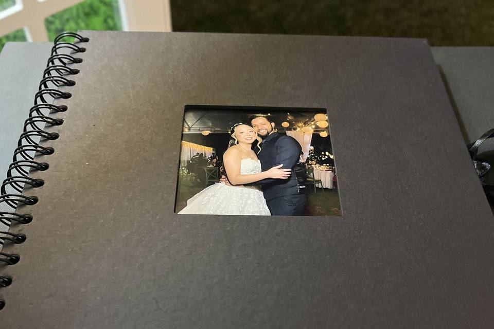 Caderno de fotos