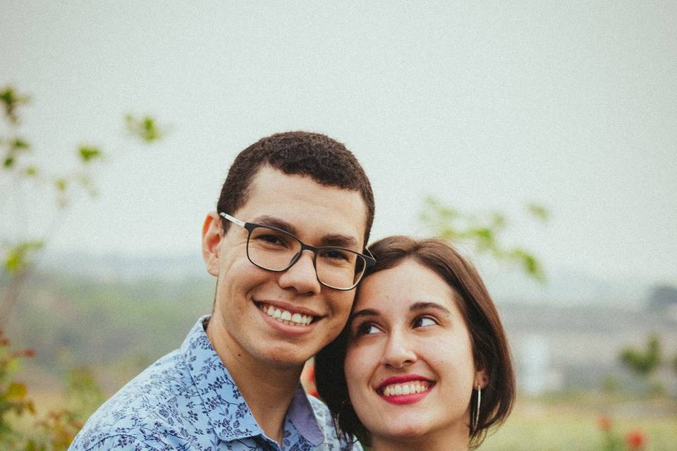 Giovana e Lucas em Holambra