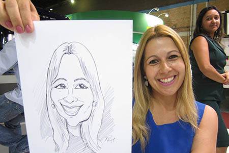 Caricaturas ao vivo