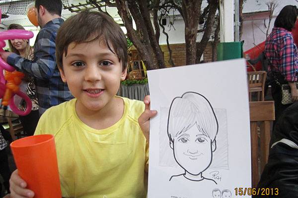 Caricaturas ao vivo