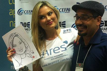 Caricaturas ao vivo