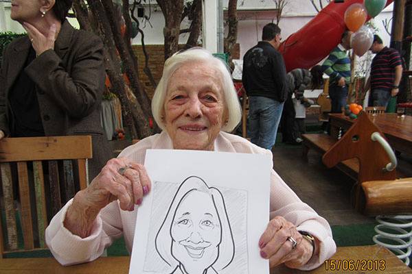 Caricaturas ao vivo
