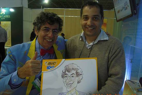 Caricaturas ao vivo