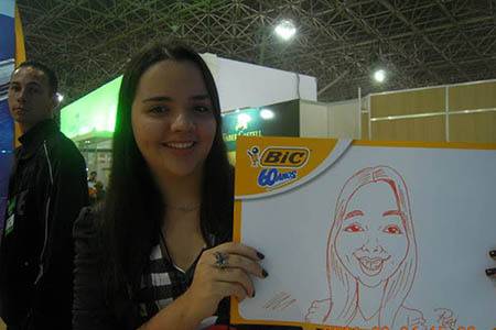 Caricaturas ao vivo