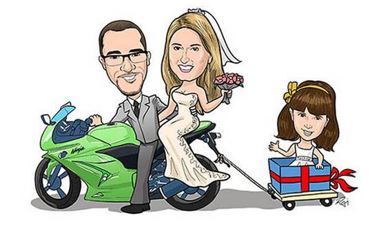 Caricaturas para casamentos