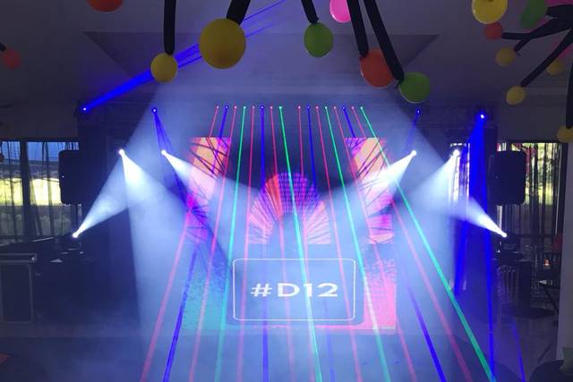 Efeitos de luz + Painel de LED