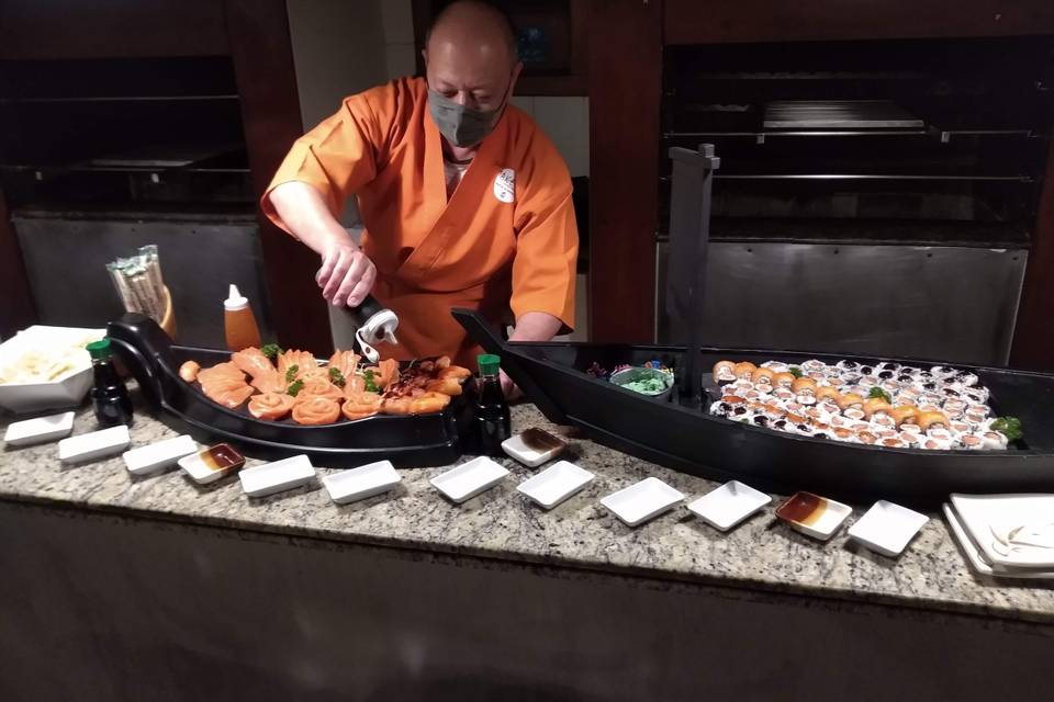 Sushi openbar sushiman na fest