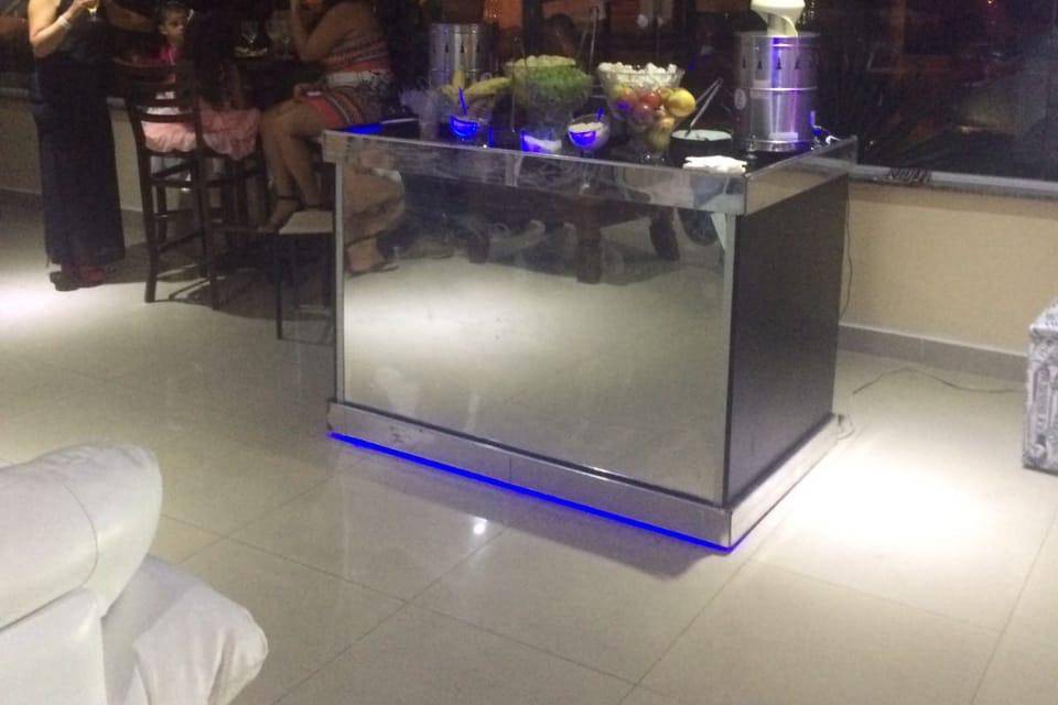 Balcão espelhado
