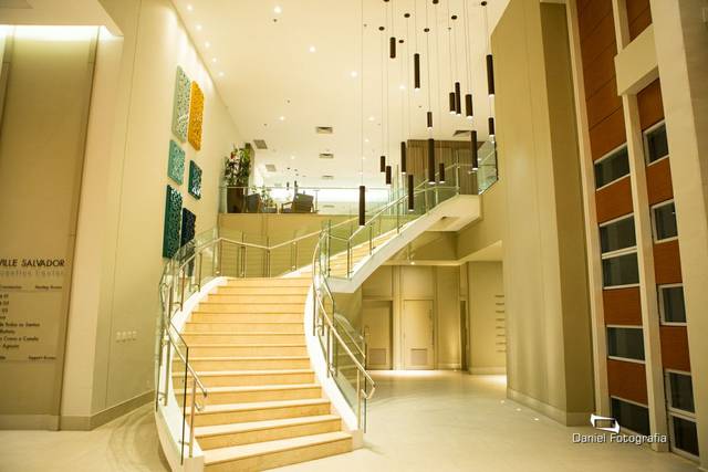 Escada para acesso ao Foyer