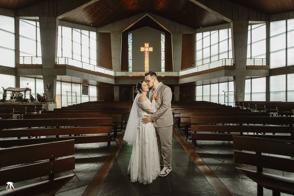 Pós wedding na igreja