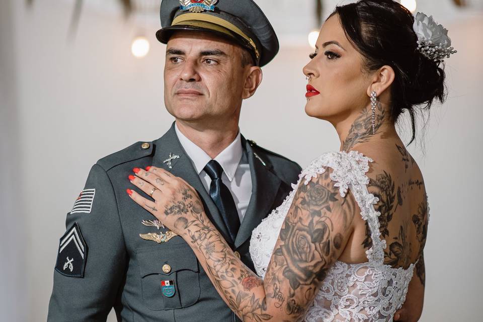 Pós wedding elegante
