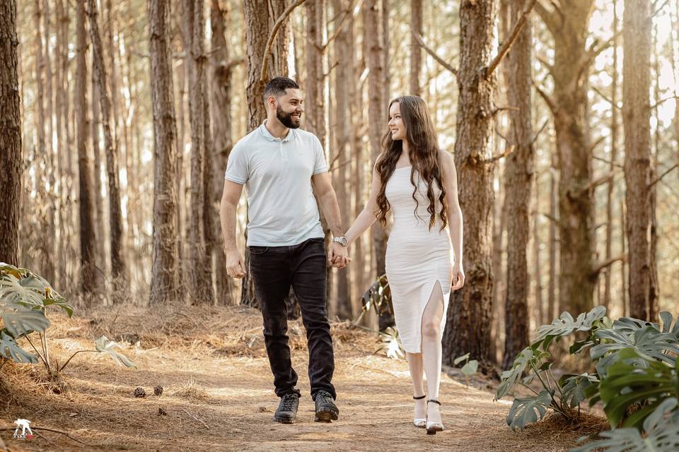Ensaio pré wedding na natureza