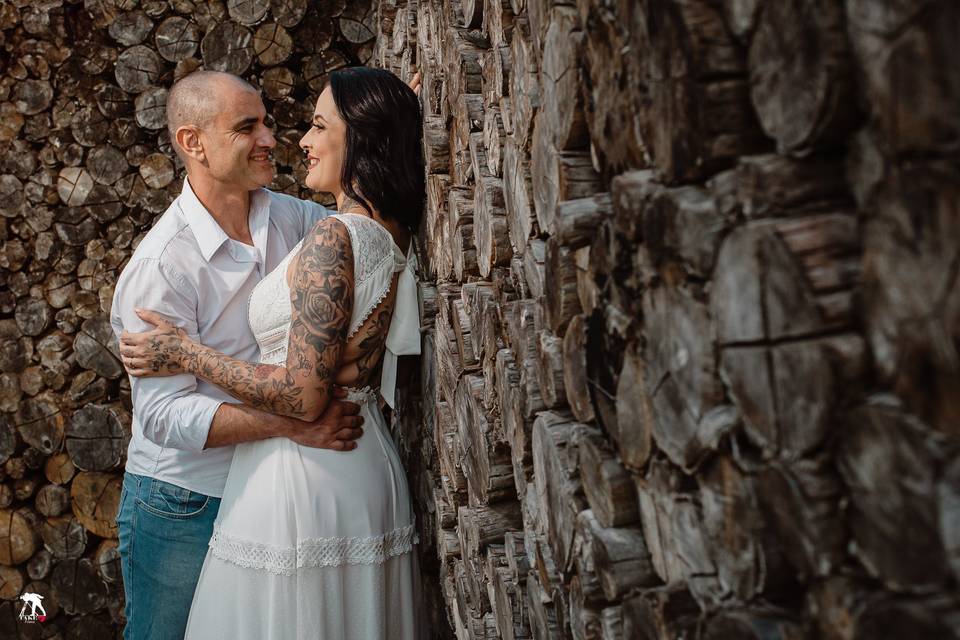 História do casal em imagens